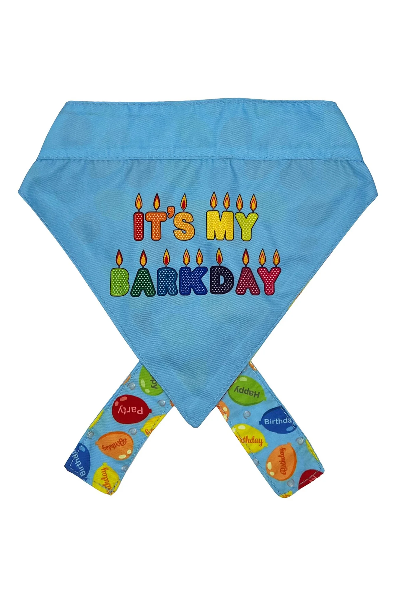 Huxley and Kent Party Time Blue Bandana