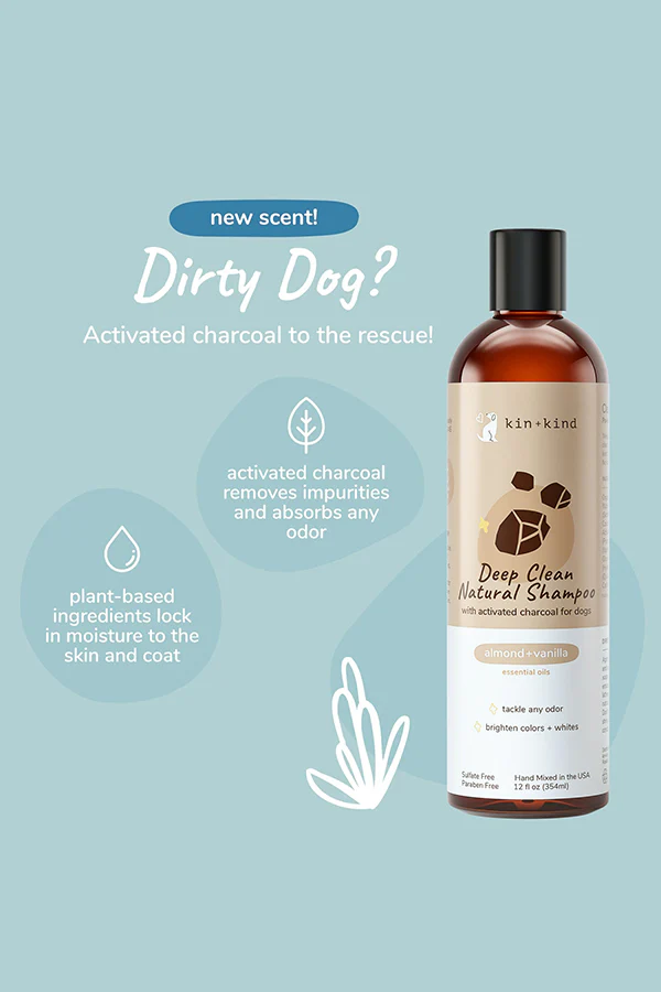 Kin + Kind Almond and Vanilla Deep Clean Dog Shampoo - Image 2