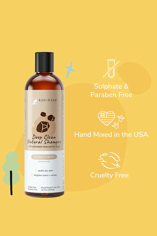 Kin + Kind Almond and Vanilla Deep Clean Dog Shampoo - Image 3
