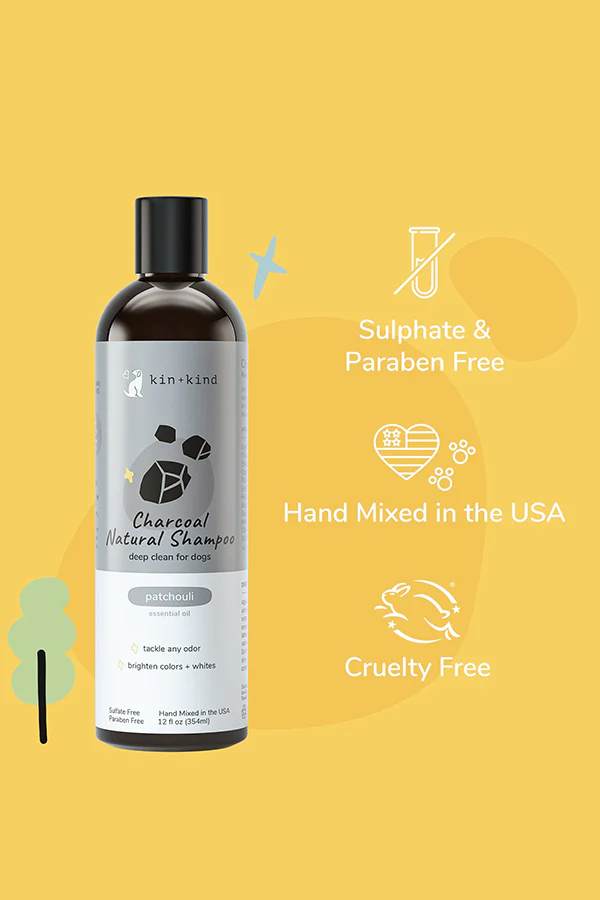 Kin + Kind Deep Clean Charcoal and Patchouli Dog Shampoo - Image 3