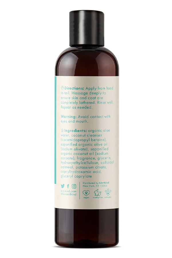 Kin + Kind Organics Jasmine Lily Moisturizing Dog Shampoo - Image 3