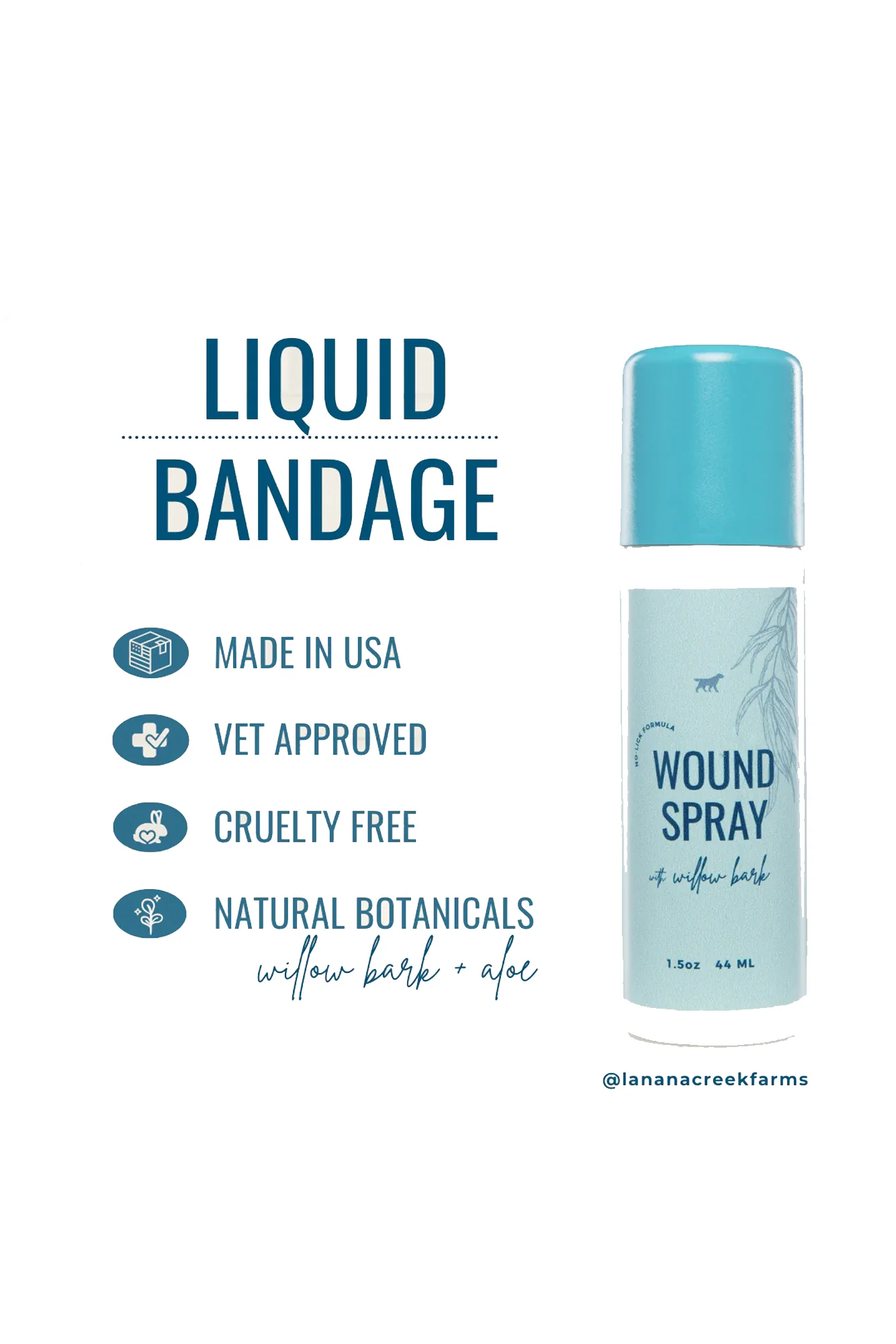 Lanana Creek Farms Liquid Bandage Wound Spray - Image 2