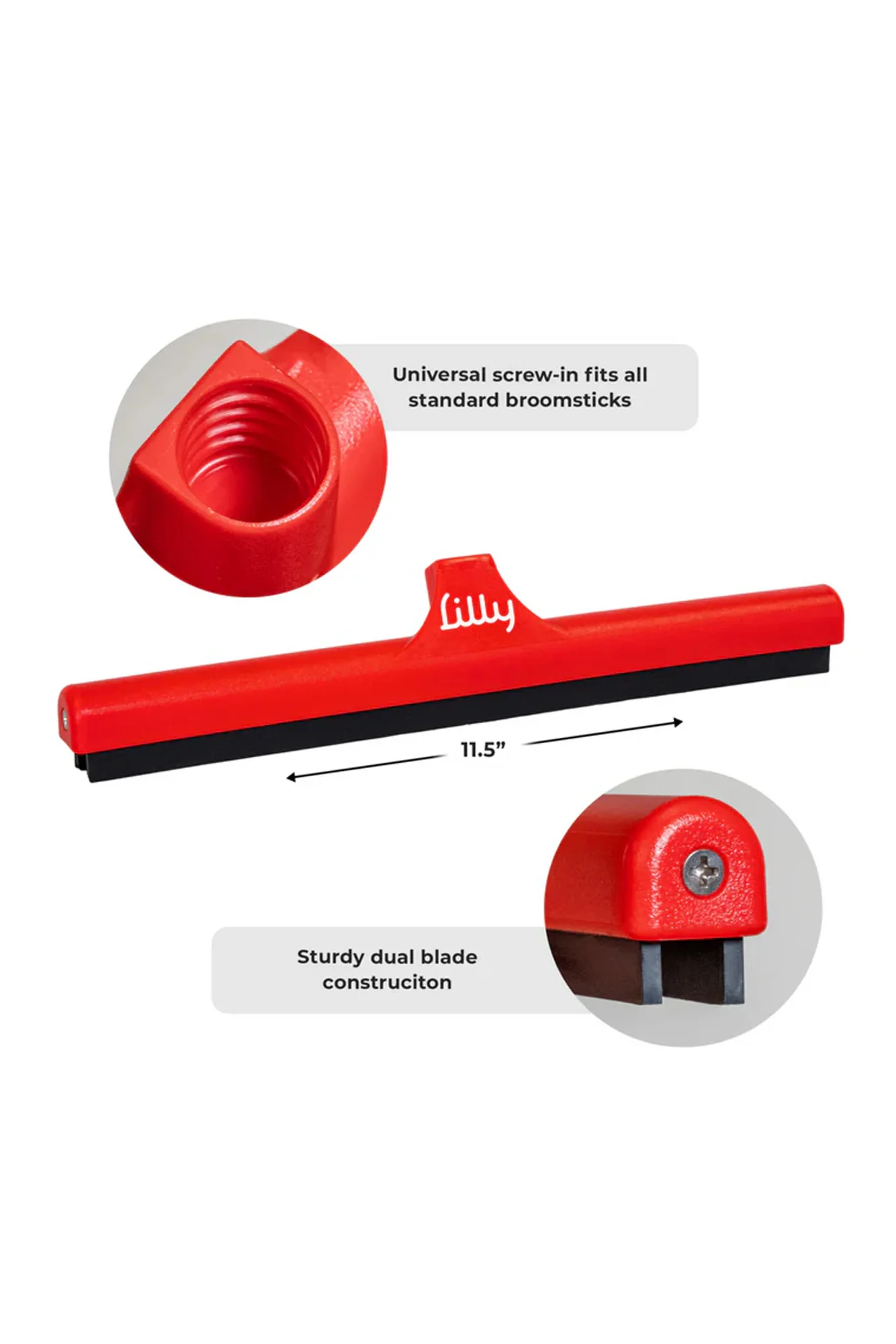 Lilly Brush Mighty Pet Hair Detailer and Handle - Image 2