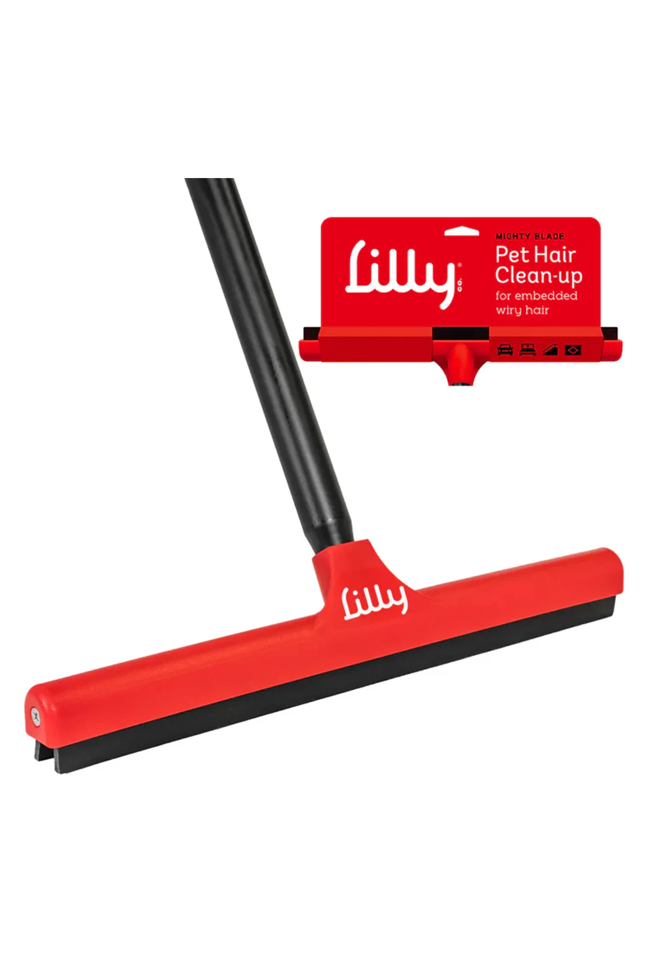 Lilly Brush Mighty Pet Hair Detailer and Handle - Image 3