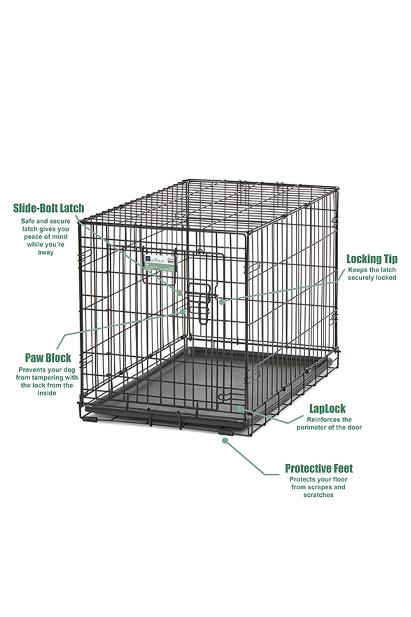 MidWest Contour Double Door Dog Crate - Image 2