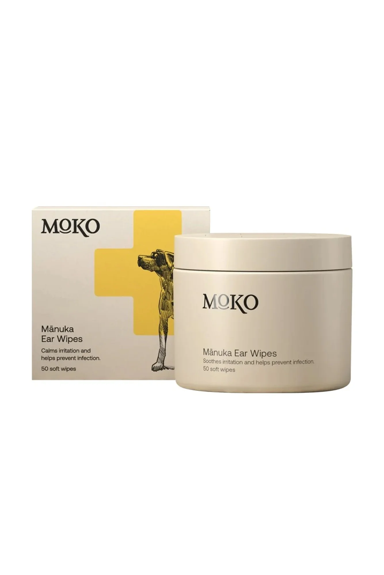 Moko Manuka Ear Wipes for Dogs