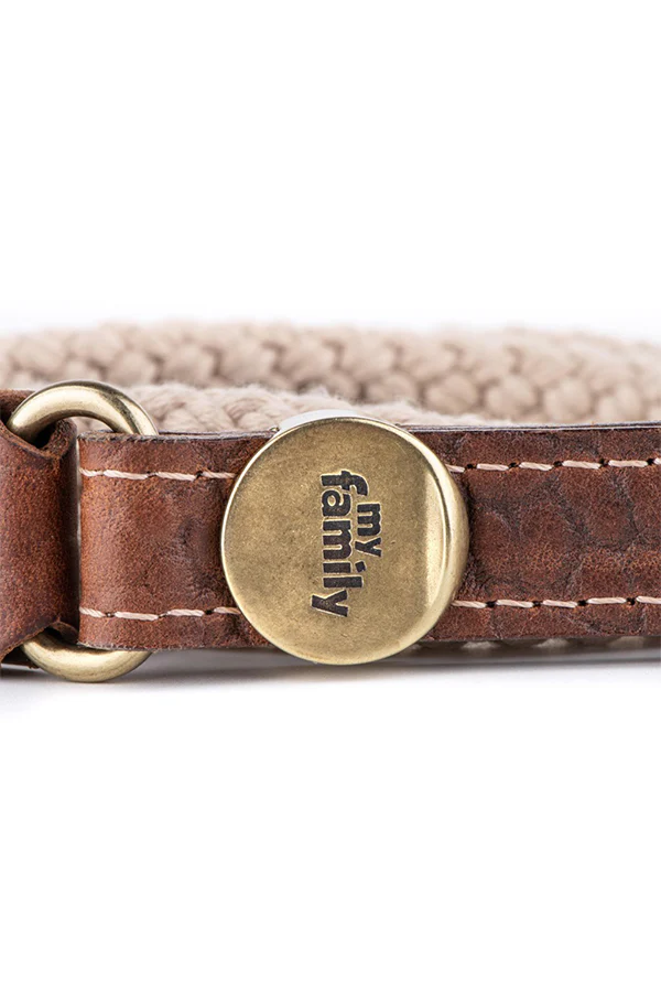 My Family El Paso Beige Rope Dog Leash - Image 2