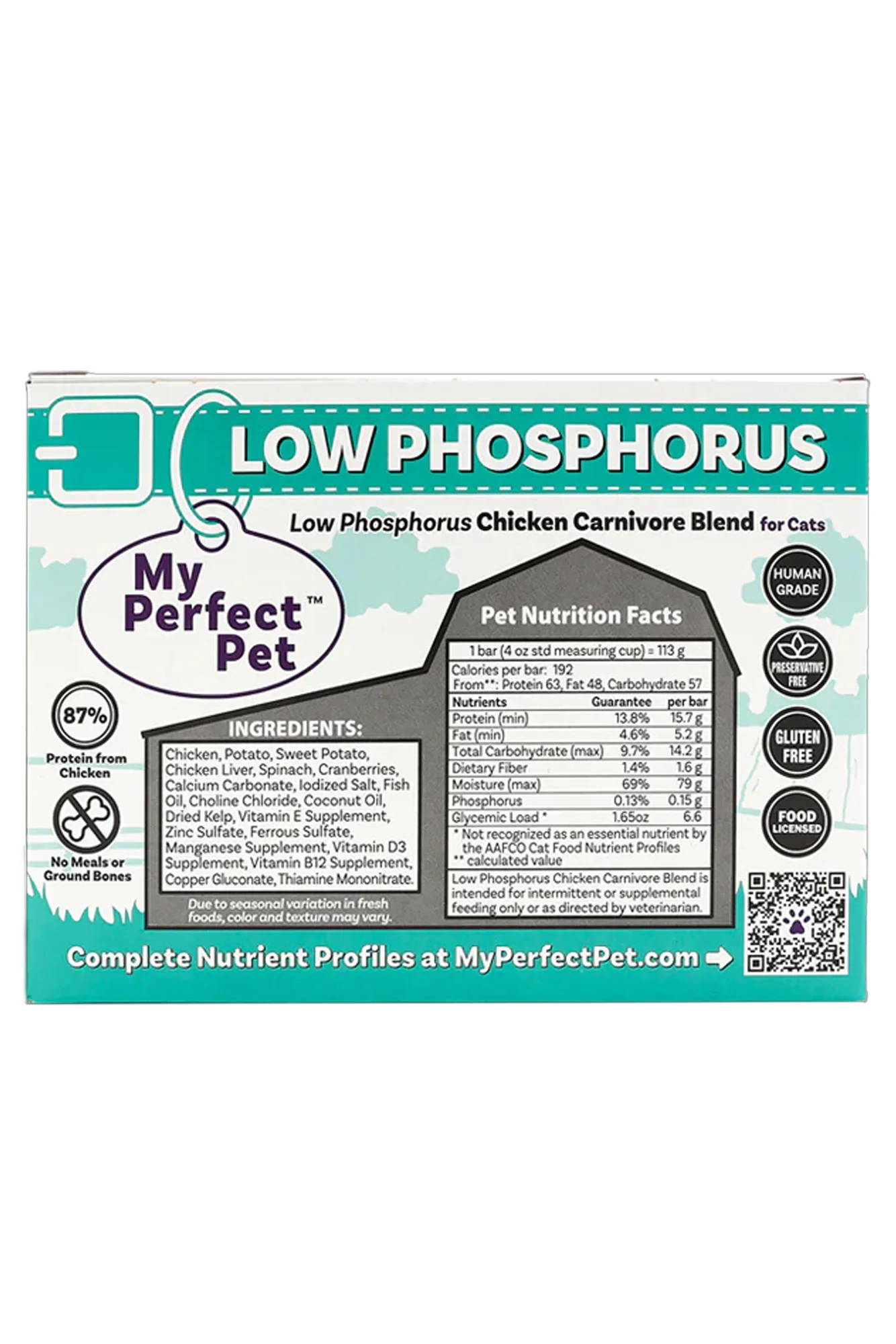 My Perfect Pet Low Phosphorus Chicken Gently Cooked Cat Food - Image 2
