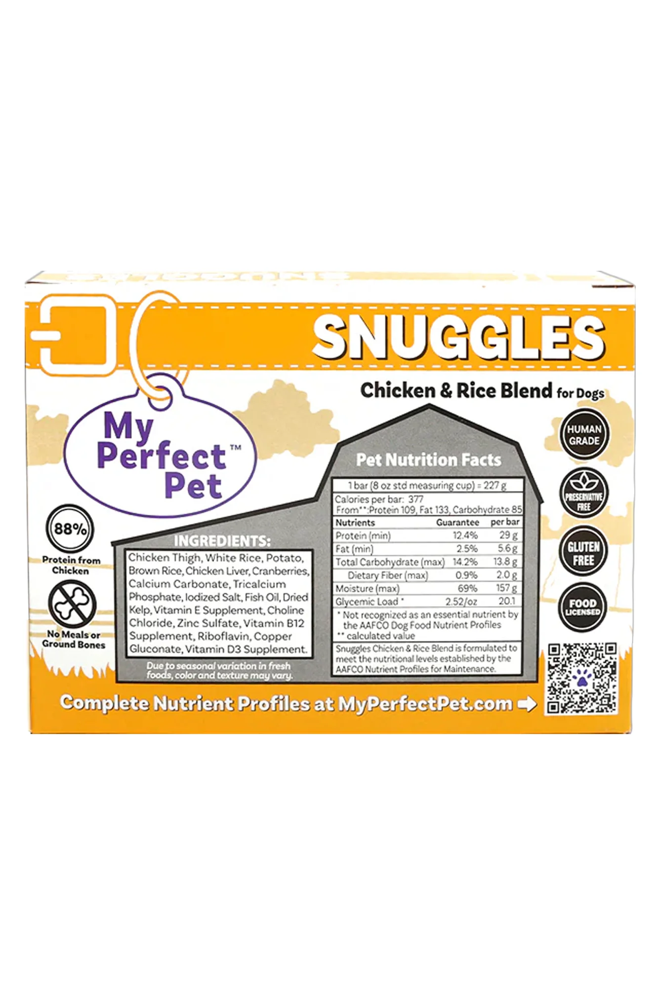 My Perfect Pet Snuggles Chicken and Rice Gently Cooked Dog Food - Image 2