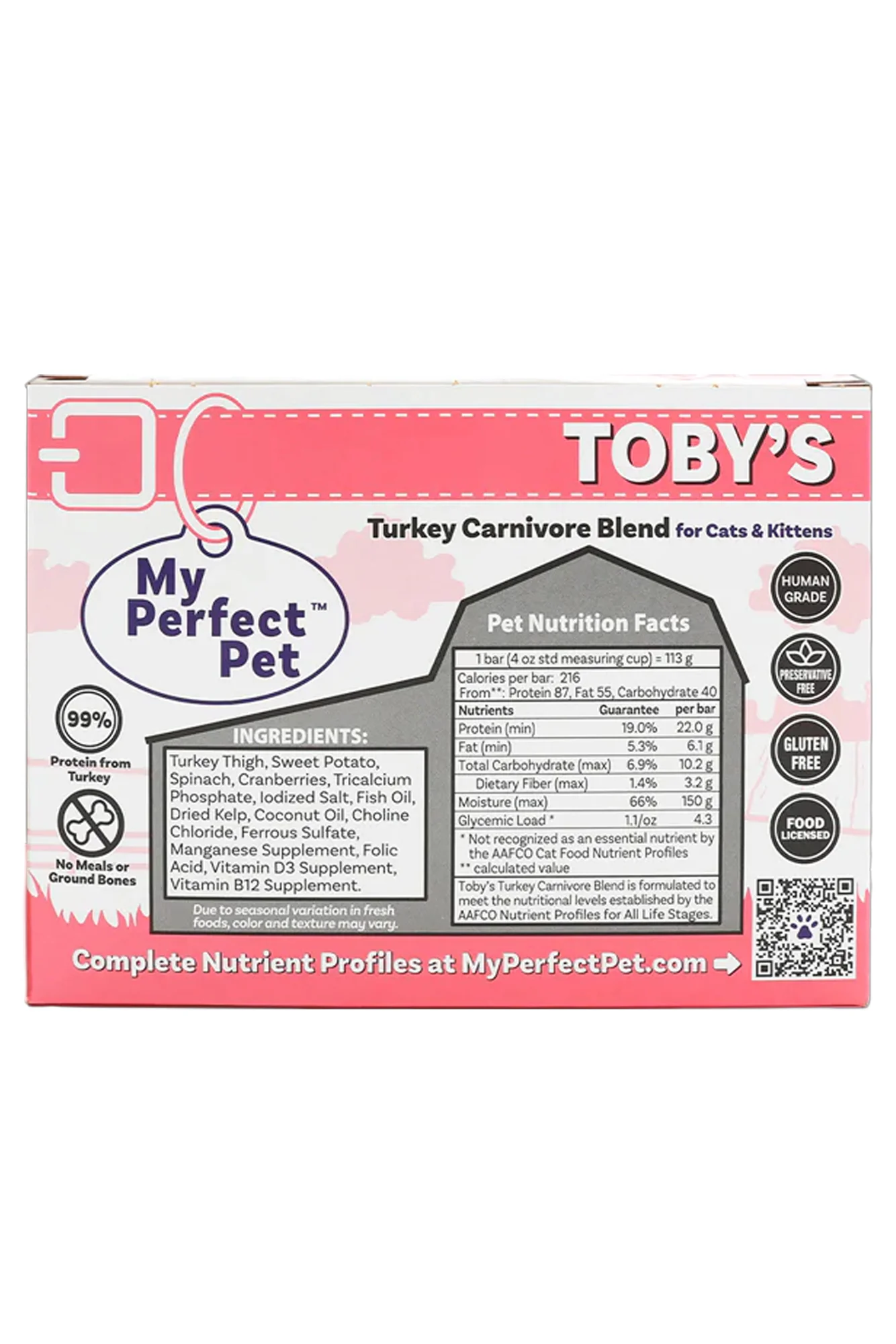 My Perfect Pet Toby's Turkey Gently Cooked Cat Food - Image 2