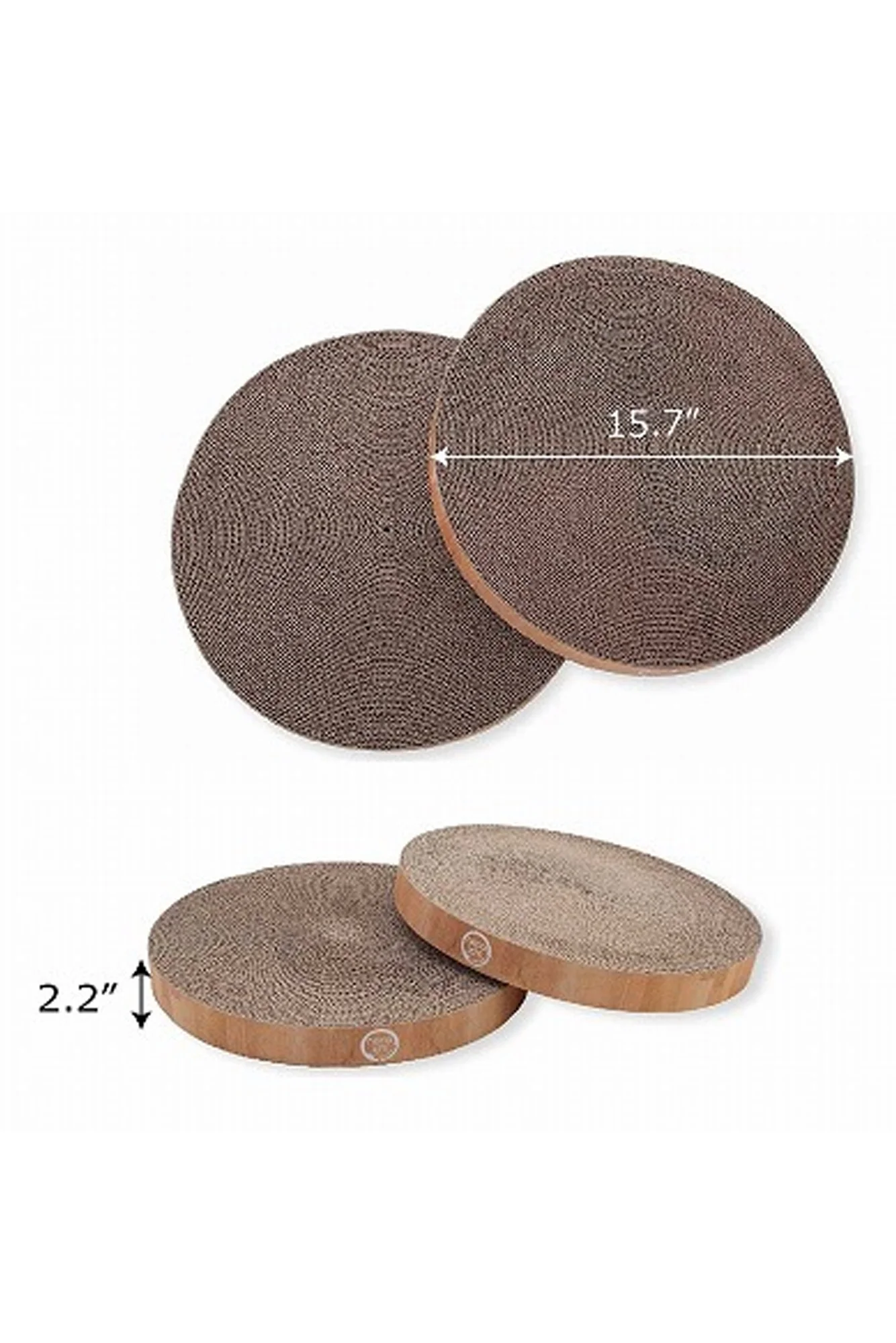Necoichi Cozycat Scratcher Bowl Replacement 2 Pack - Image 2