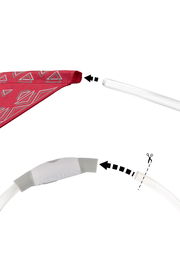 Nite Ize NiteHowl Bandana Rechargeable LED Safety Necklace - Image 5