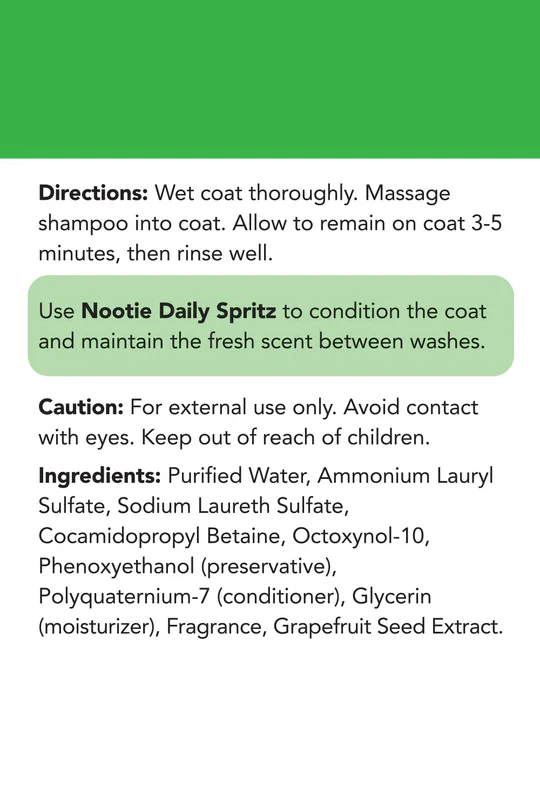 Nootie Coconut Lime Verbena Hypoallergenic Shampoo - Image 4