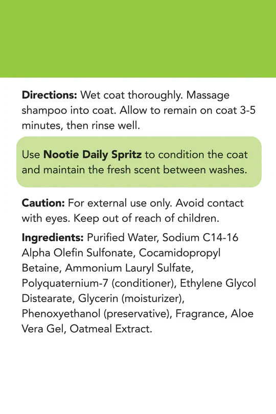 Nootie Cucumber Melon with Aloe and Oatmeal Shampoo - Image 4