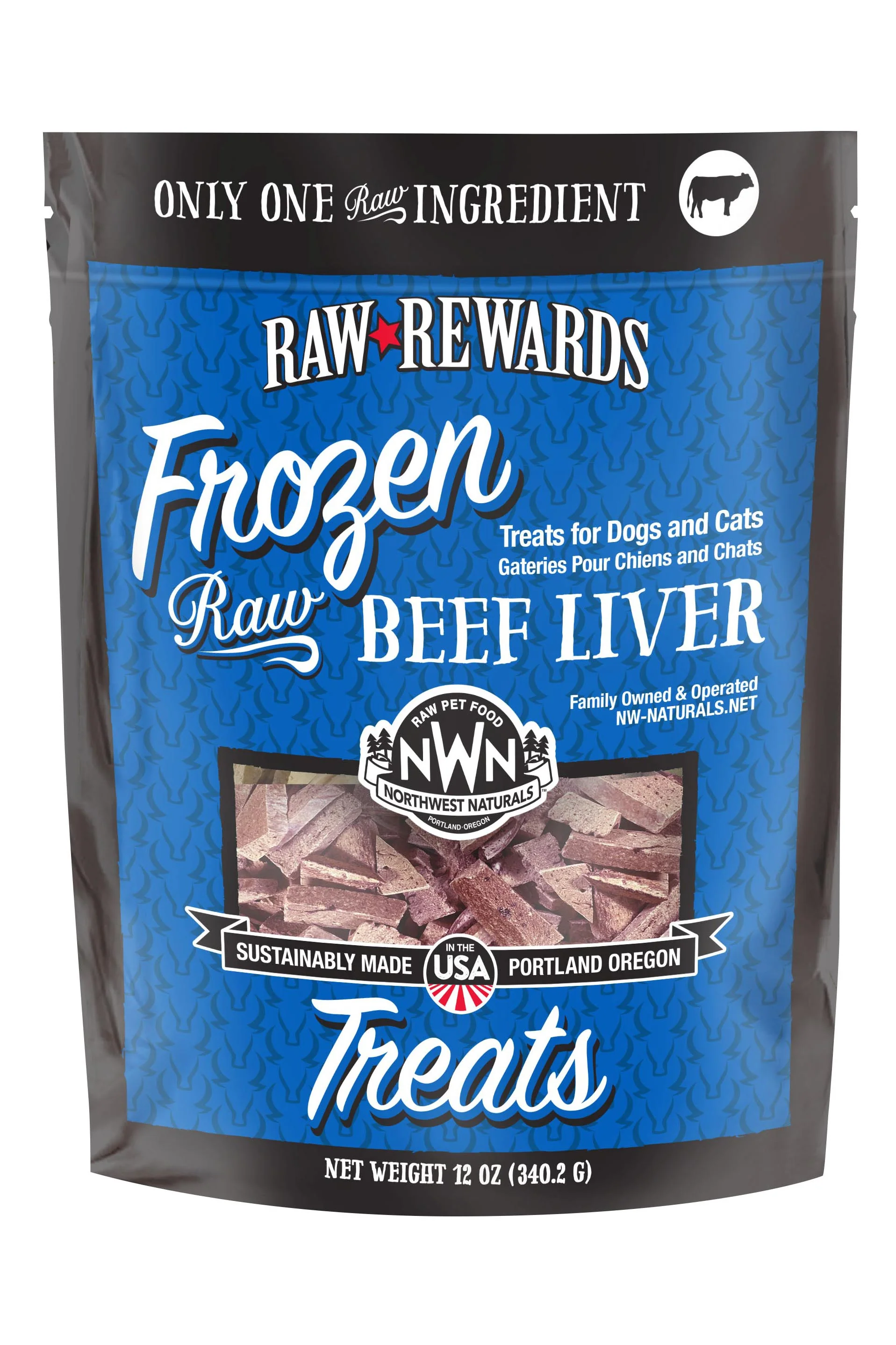 Northwest Naturals Beef Liver Frozen Treats for Pets