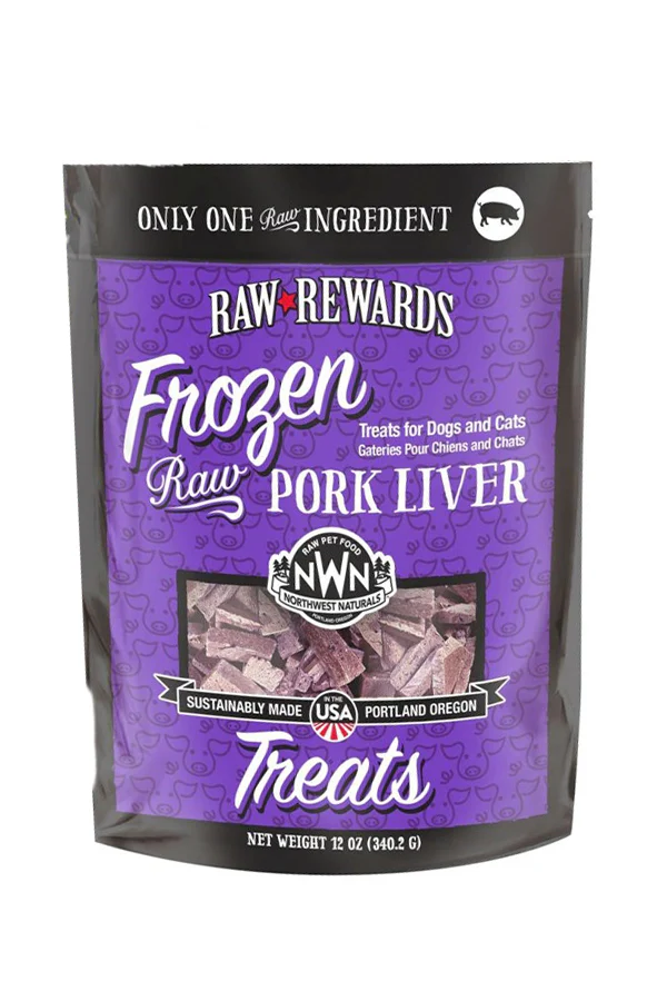 Northwest Naturals Pork Liver Frozen Treats for Pets