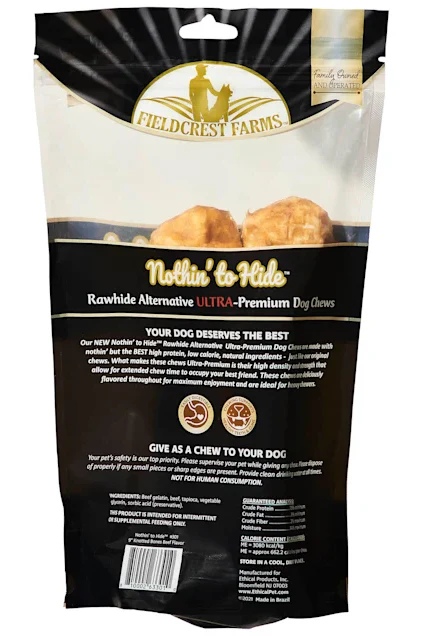 Nothin' to Hide Ultra Knotted Bone 9" Beef 2 pk Bag - Image 2