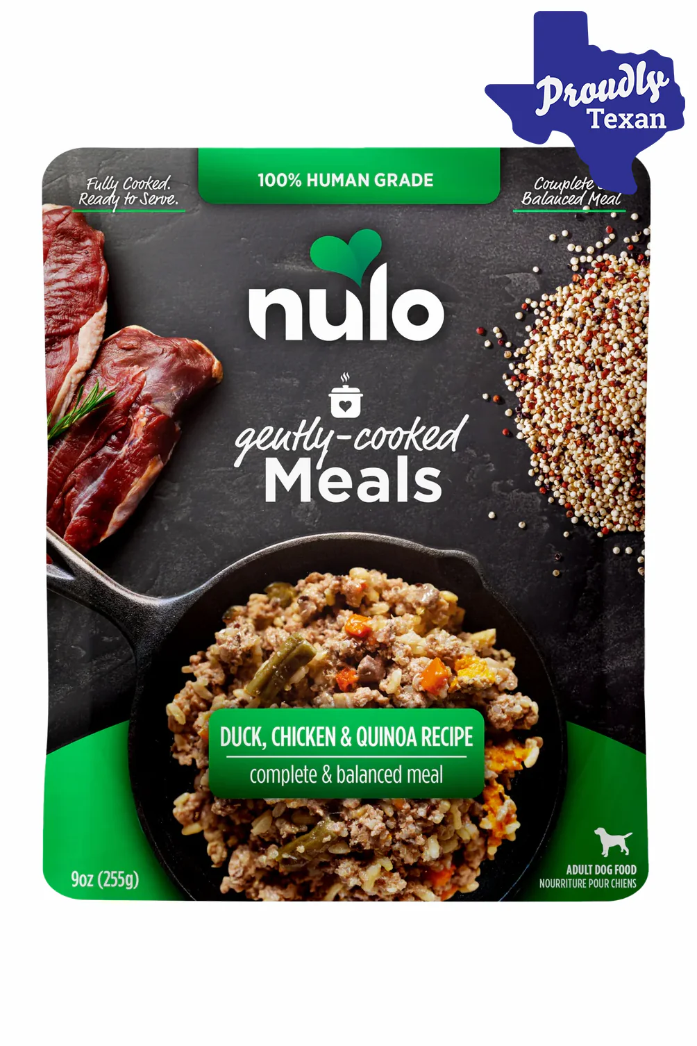 Nulo Gently Cooked Duck, Chicken, and Quinoa Dog Food Pouch