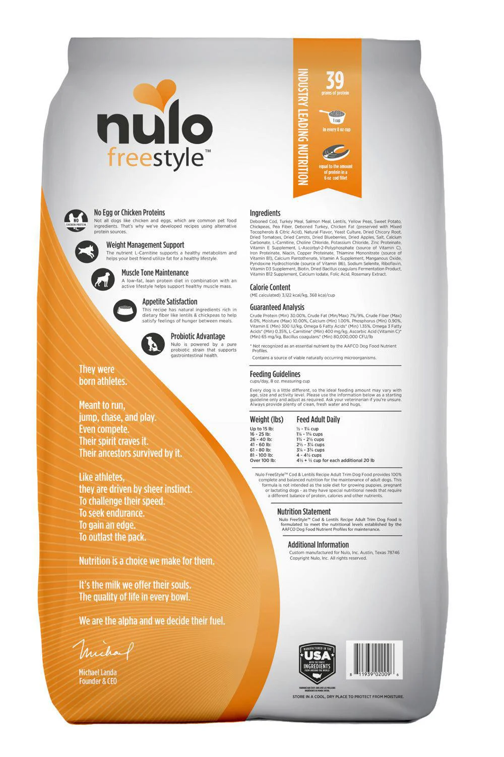 Nulo Freestyle Trim Cod and Lentils Dry Dog Food - Image 2