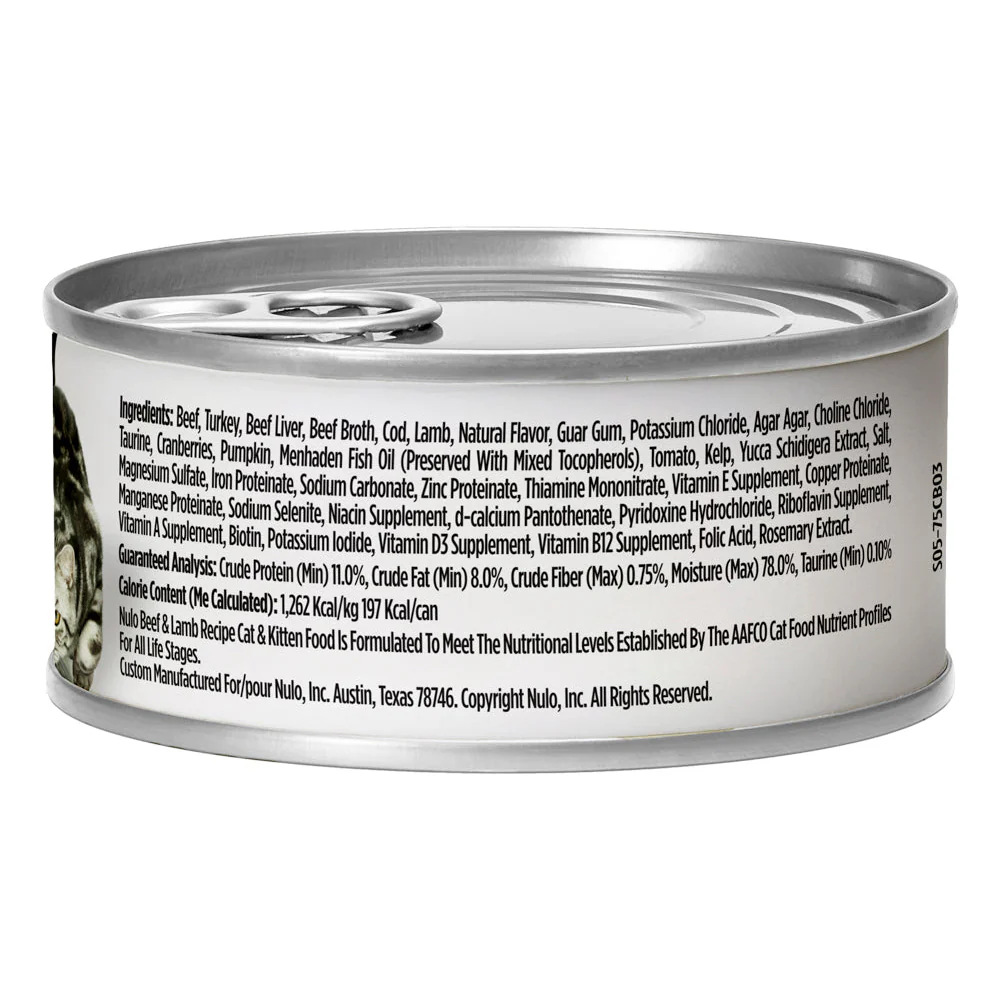 Nulo Freestyle Beef and Lamb Pate Wet Cat Food - Image 2