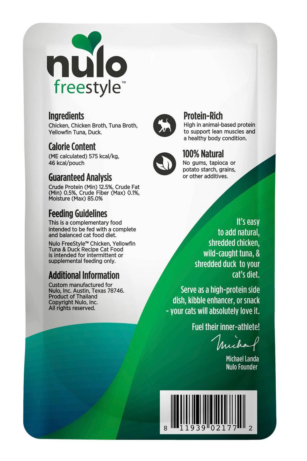 Nulo Freestyle Chicken, Tuna, and Duck Meaty Topper for Cats - Image 2