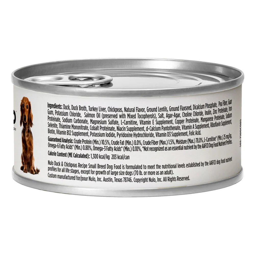 Nulo Freestyle Small Breed Duck and Chickpeas Pate Wet Dog Food - Image 2