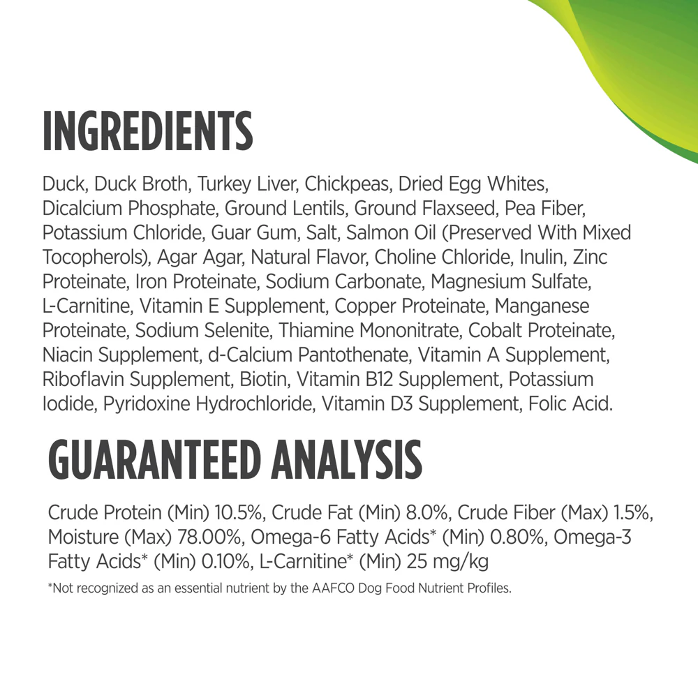 Nulo Freestyle Small Breed Duck and Chickpeas Pate Wet Dog Food - Image 4