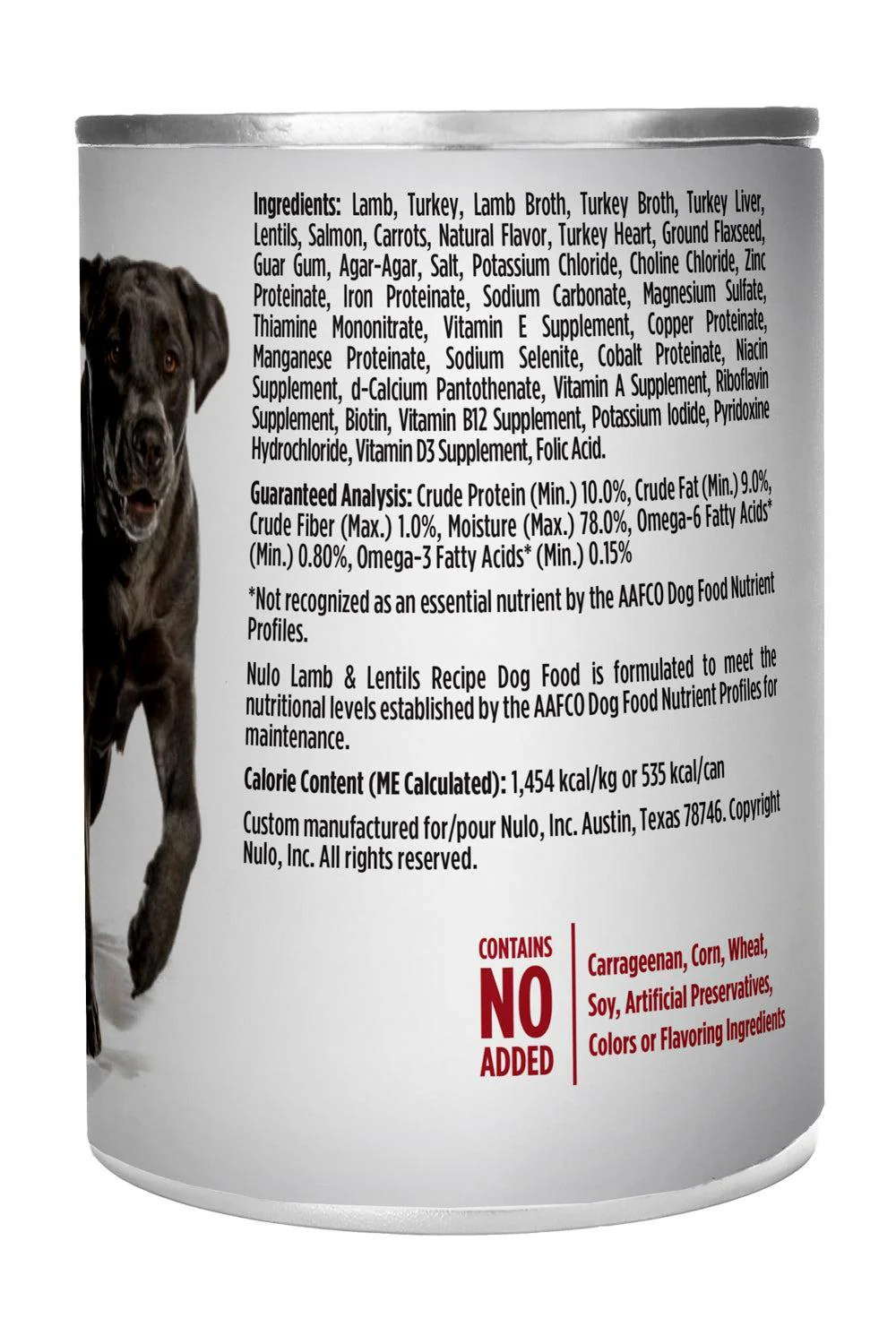 Nulo Freestyle Lamb and Lentils Pate Wet Dog Food - Image 2