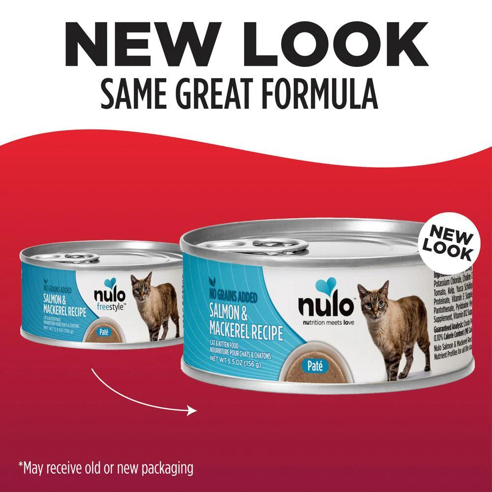 Nulo Freestyle Salmon & Mackerel Pate Wet Cat Food, 5.5 oz - Image 7