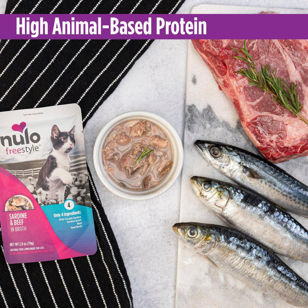 Nulo Freestyle Sardine and Beef Meaty Topper for Cats - Image 4