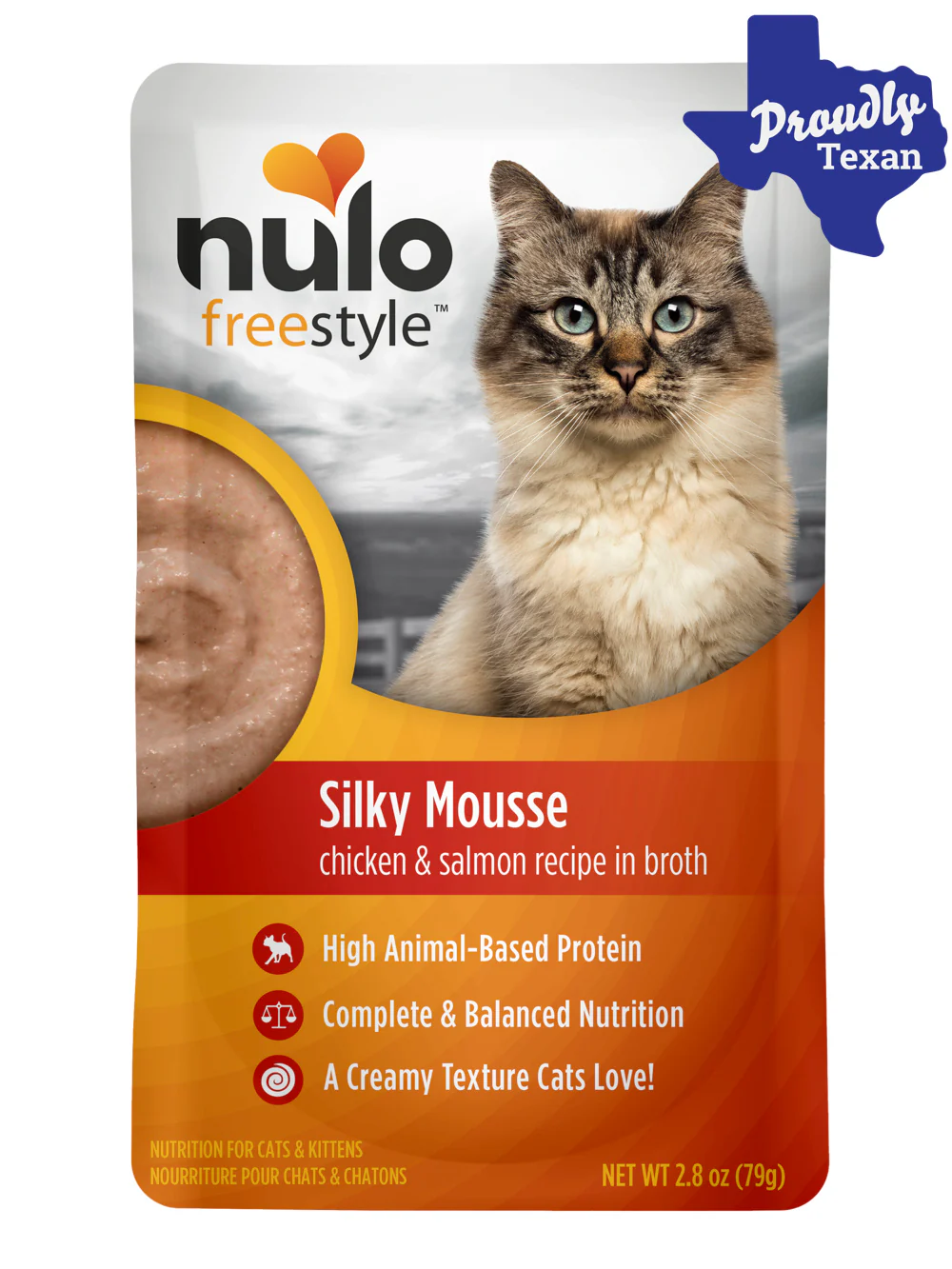 Nulo Freestyle Silky Mousse Chicken and Salmon Wet Cat Food Pouch