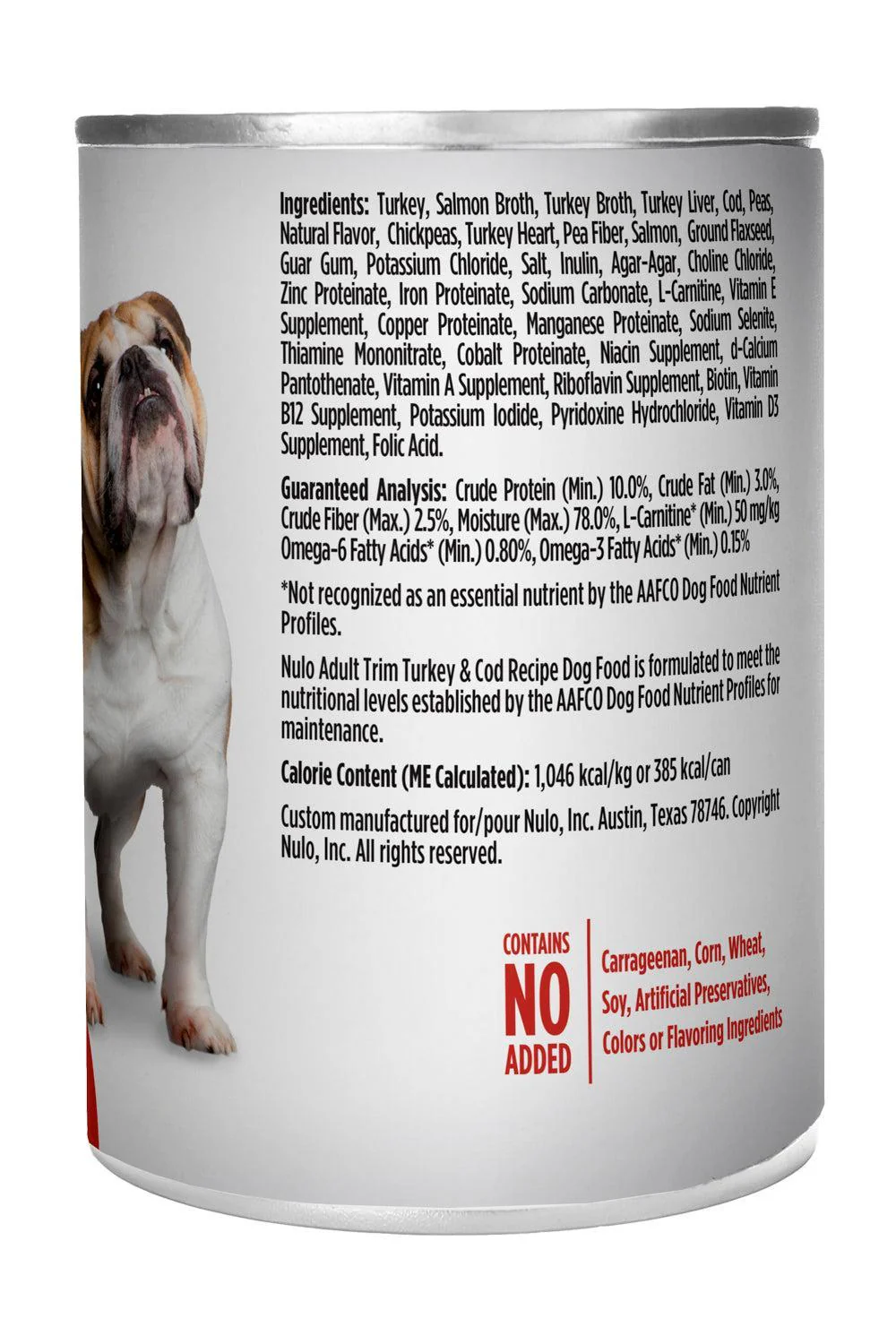 Nulo Freestyle Trim Turkey and Cod Pate Wet Dog Food - Image 2