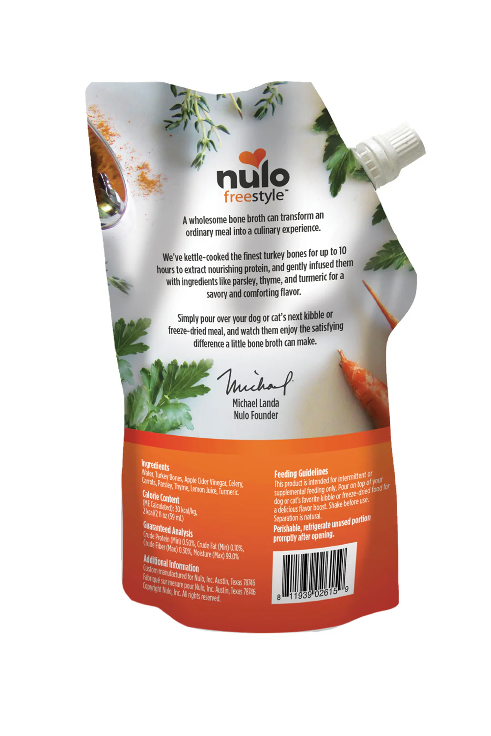 Nulo Freestyle Turkey Bone Broth Topper For Pets - Image 2