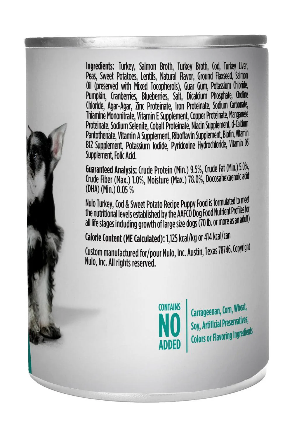 Nulo Freestyle Turkey, Cod, and Sweet Potato Pate Wet Puppy Food - Image 2