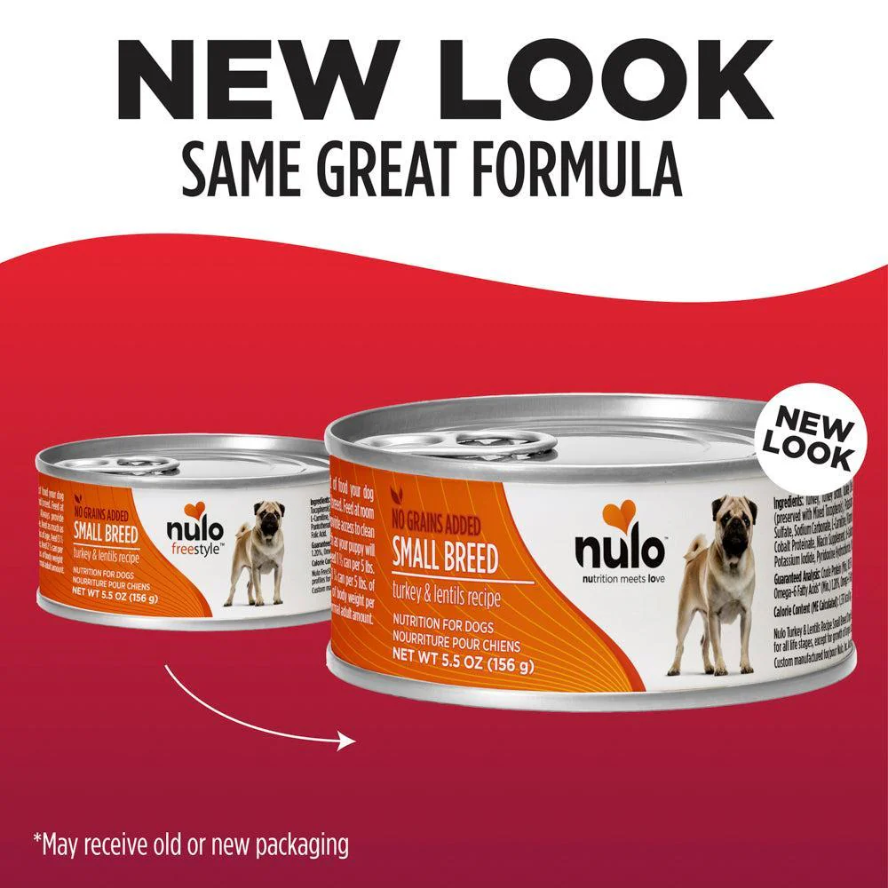 Nulo Freestyle Small Breed Turkey and Lentils Pate Wet Dog Food - Image 8