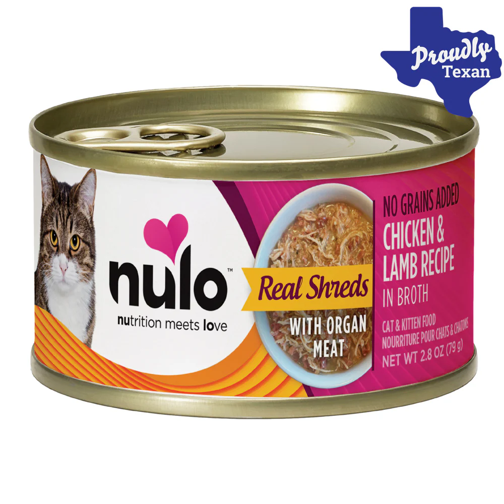 Nulo Shredded Chicken, Lamb, and Organ Meats Wet Cat and Kitten Food