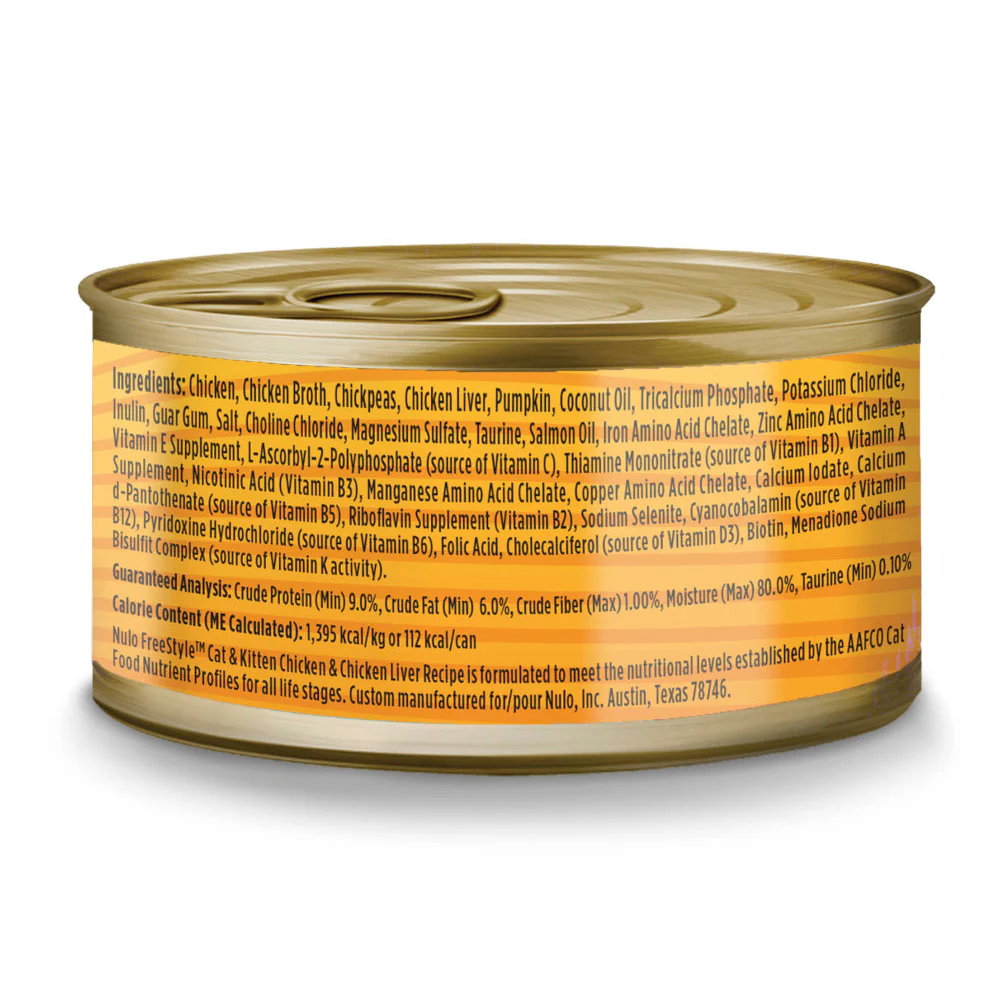 Nulo Freestyle Chicken and Chicken Liver Pate Wet Cat and Kitten Food - Image 2