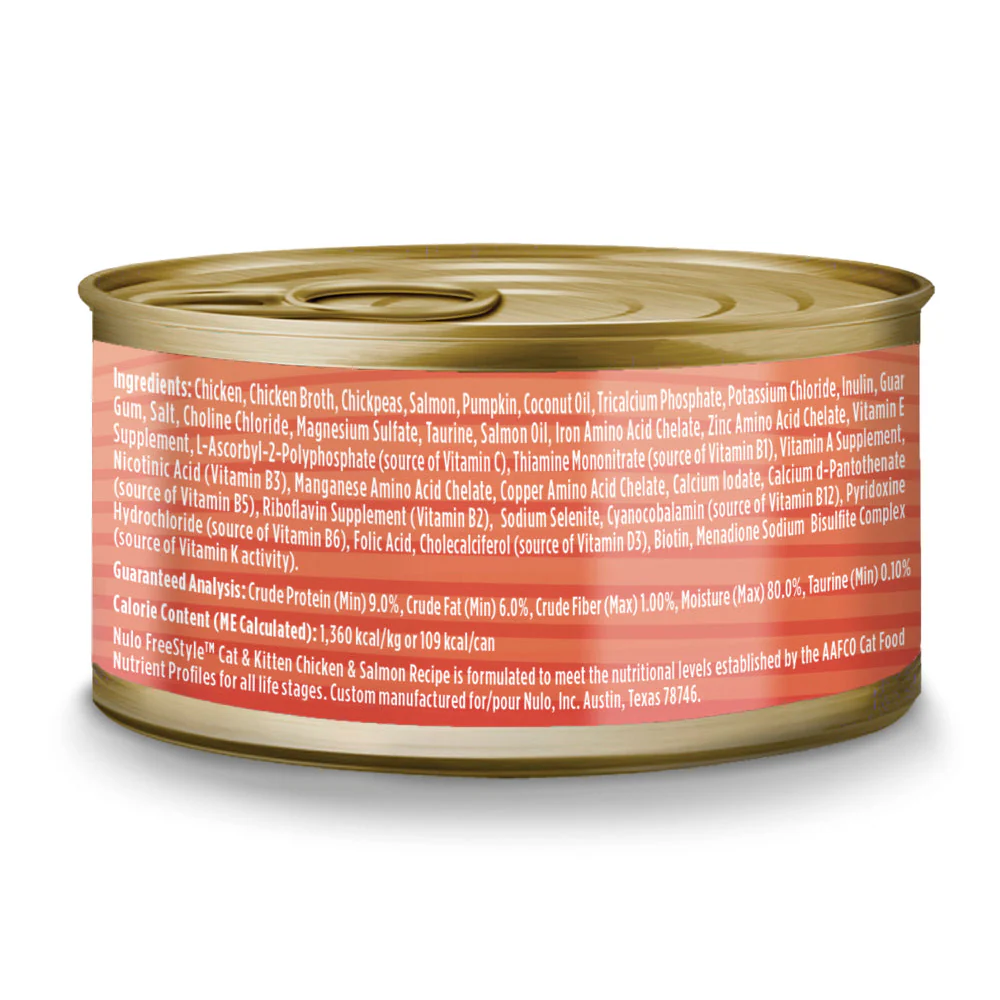 Nulo Freestyle Chicken and Salmon Pate Wet Cat and Kitten Food - Image 2