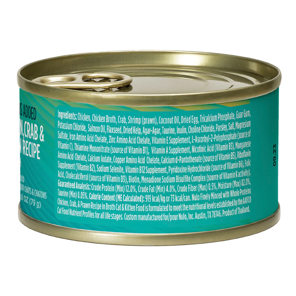 Nulo Minced Chicken, Crab, and Prawn Wet Cat and Kitten Food - Image 2