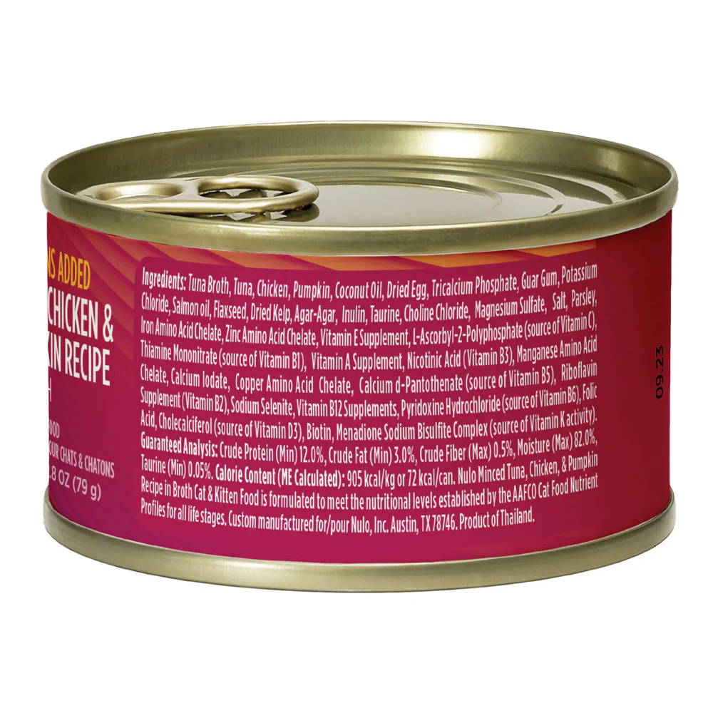 Nulo Minced Tuna, Chicken, and Pumpkin Wet Cat and Kitten Food - Image 2