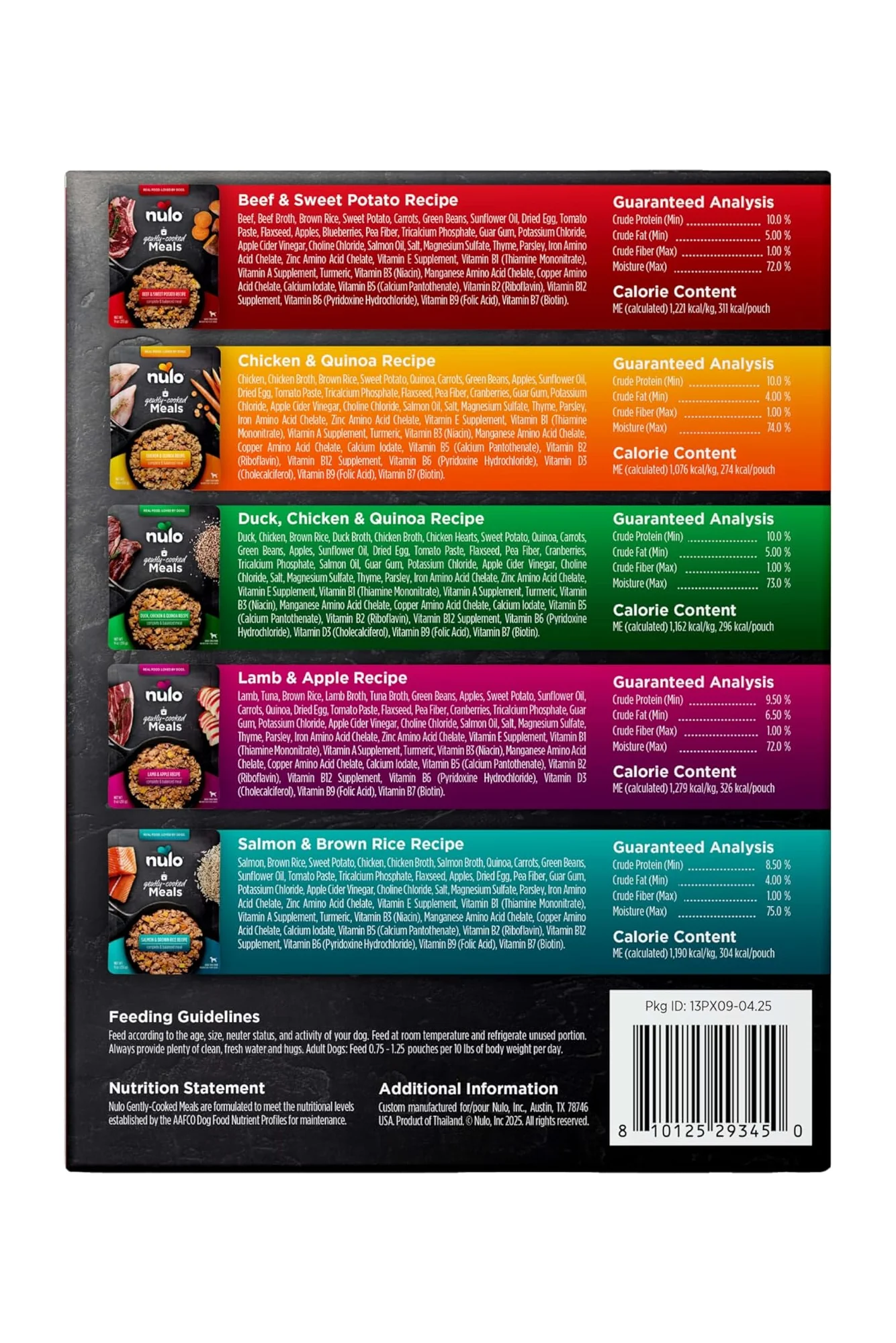 Nulo Gently Cooked Variety Pack Wet Dog Food Pouches - Image 2