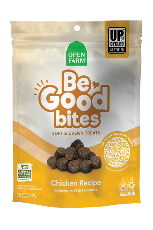 Open Farm Chicken Be Good Bites Soft and Chewy Dog Treats
