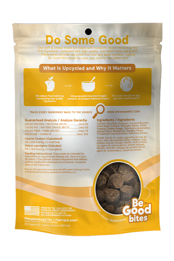 Open Farm Chicken Be Good Bites Soft and Chewy Dog Treats - Image 3