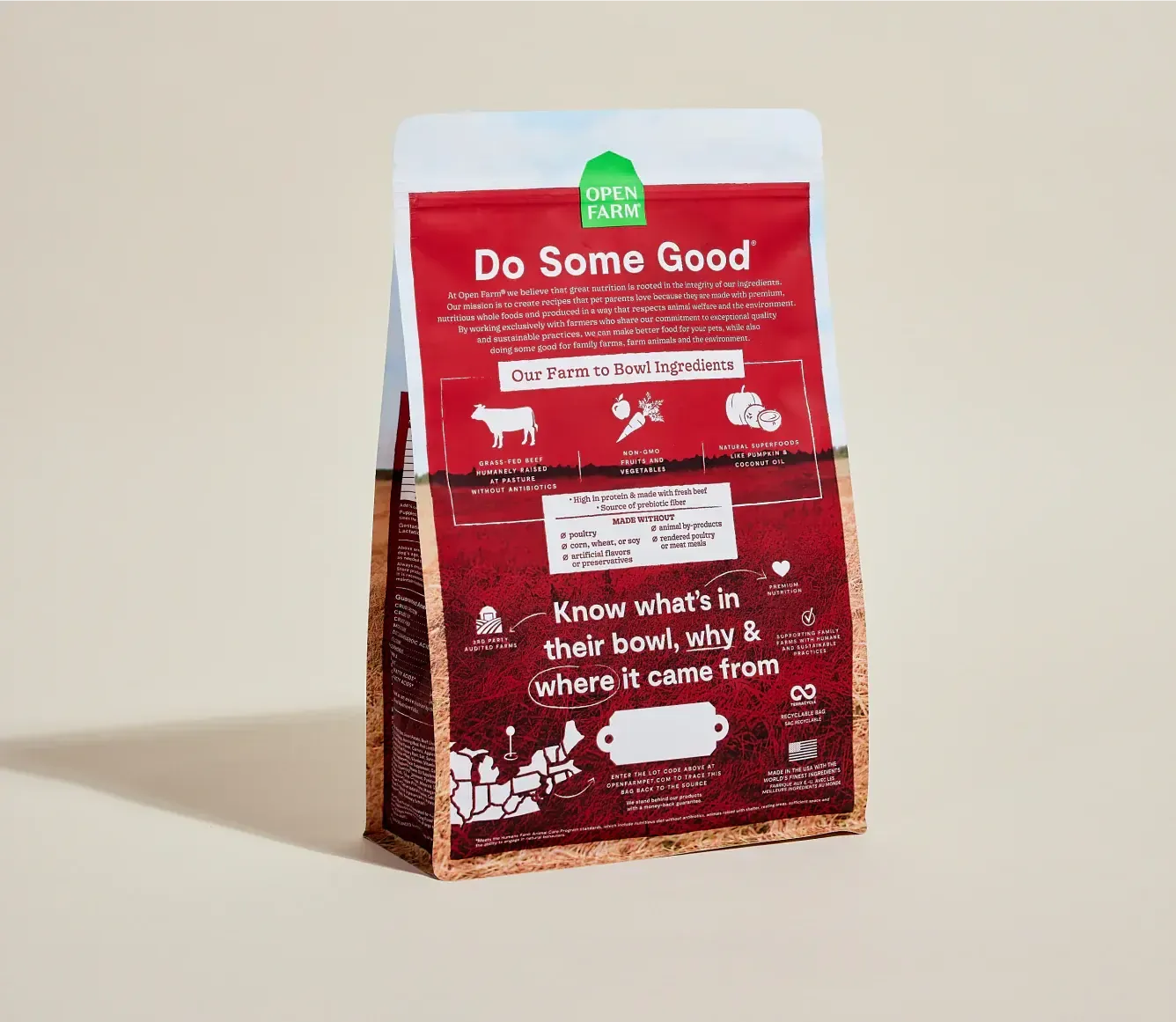 Open Farm Grass-Fed Beef Dry Dog Food - Image 4