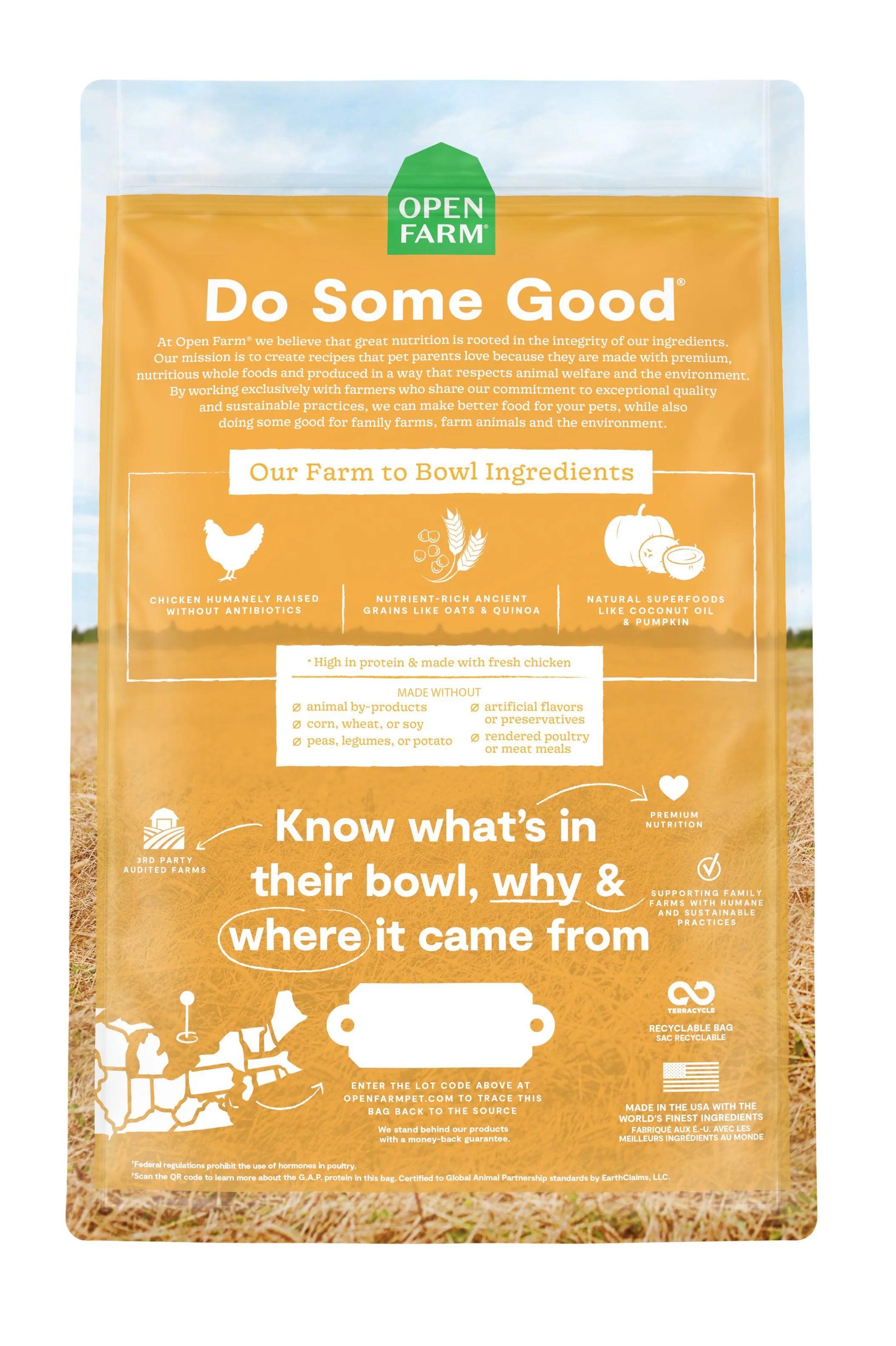 Open Farm Harvest Chicken and Ancient Grains Dry Dog Food - Image 2
