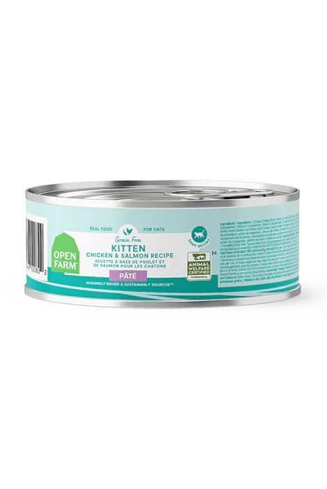 Open Farm Chicken and Salmon Pate Wet Kitten Food