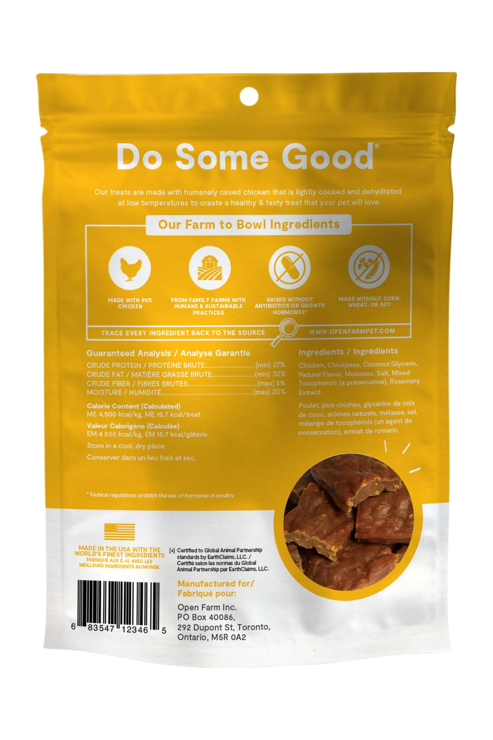 Open Farm Dehydrated Chicken Dog Treats - Image 2