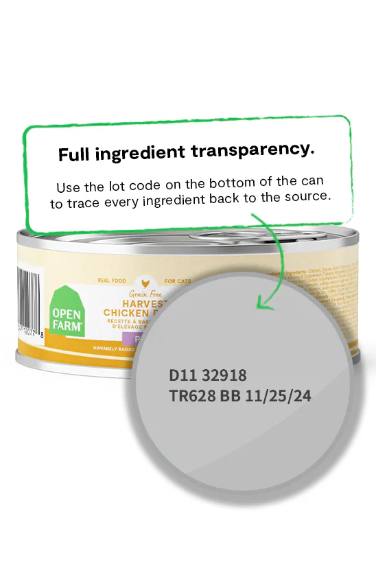 Open Farm Harvest Chicken Pate Wet Cat Food - Image 3
