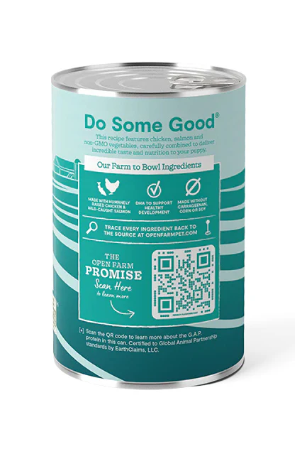 Open Farm Chicken and Salmon Pate Wet Puppy Food - Image 2