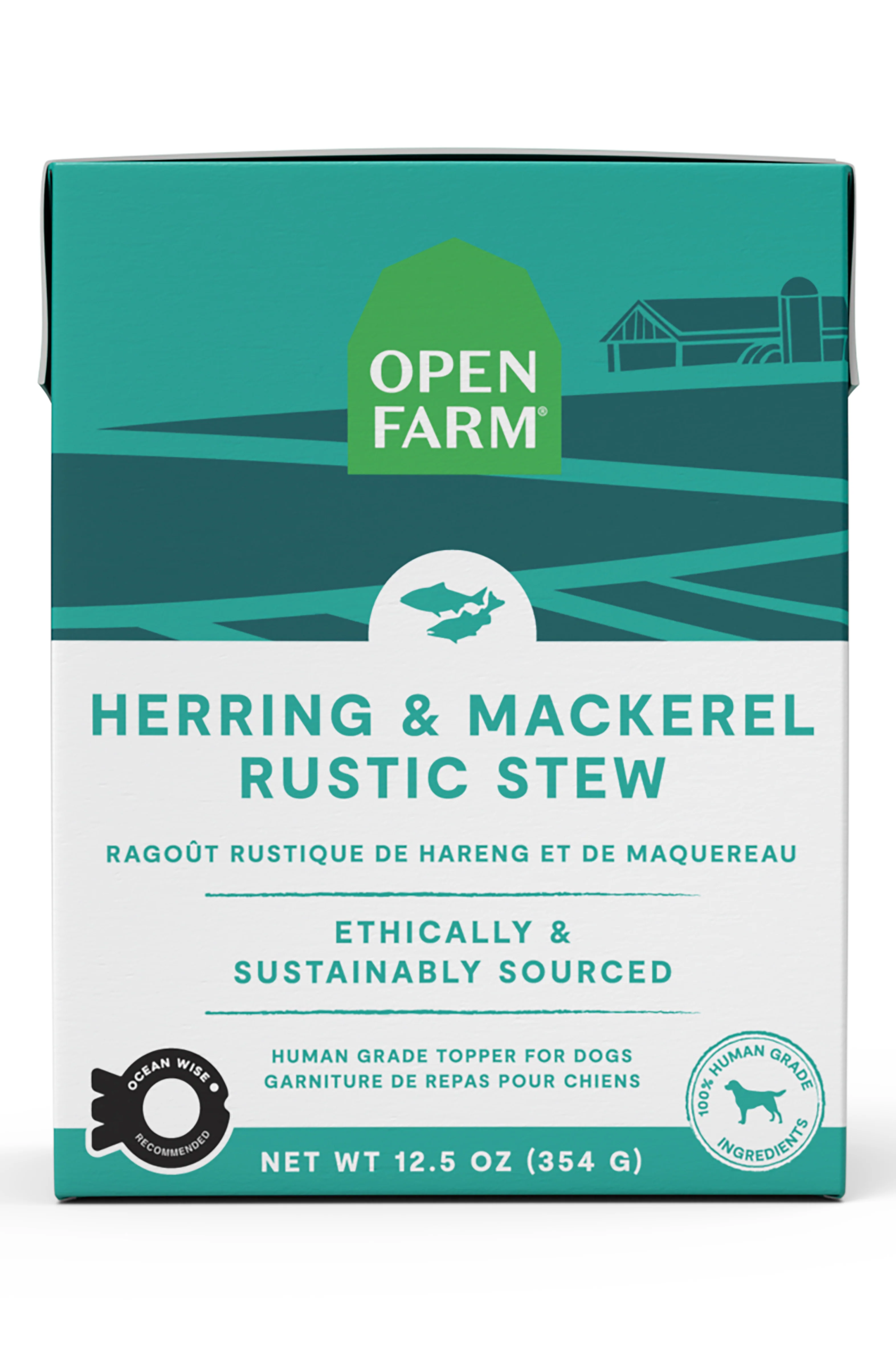 Open Farm Herring and Mackerel Rustic Stew Topper for Dogs